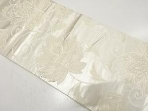 アンティーク　唐花模様織り出し袋帯（着用可）